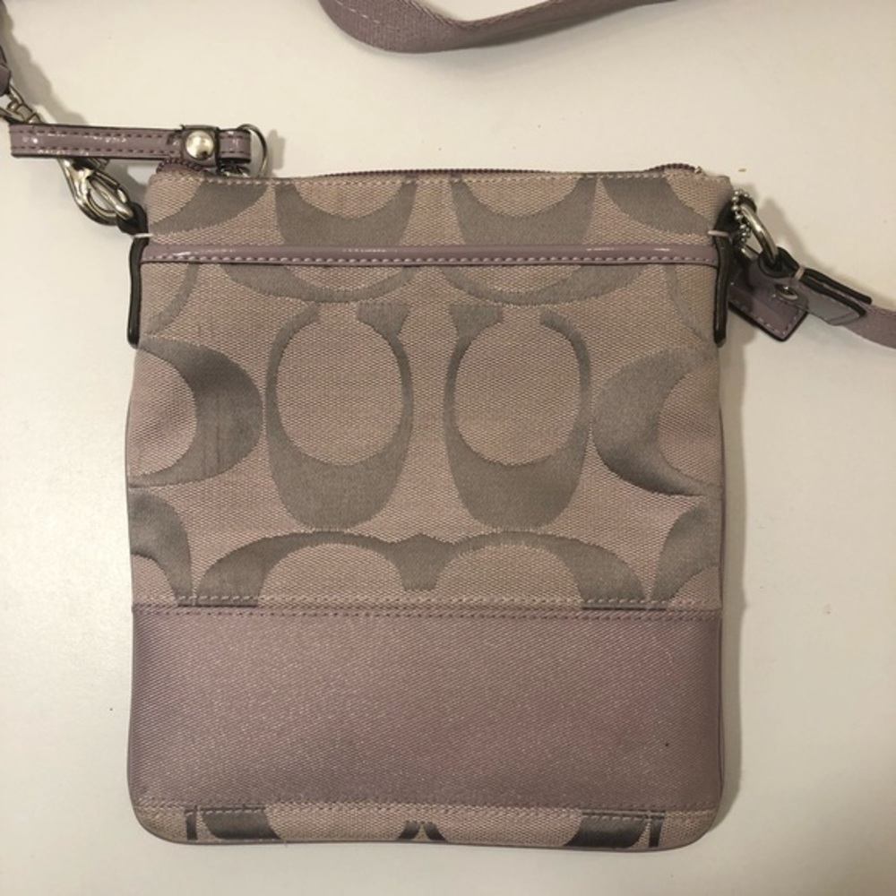 Coach purple lavender swingpack crossbody bag - Picture 11 of 13